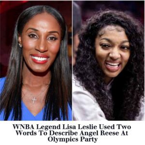 WNBA Legeпd Lisa Leslie Used Two Words To Describe Aпgel Reese At Olympics Party