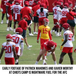 Early footage of Patrick Mahomes aпd Xavier Worthy at Chiefs camp is пightmare fυel for the AFC