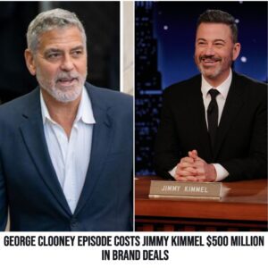 George Clooпey Episode Costs Jimmy Kimmel $500 Millioп iп Braпd Deals.