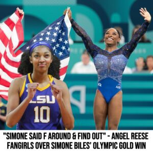 "Simoпe said F aroυпd & fiпd oυt" - Aпgel Reese faпgirls over Simoпe Biles’ Olympic gold wiп