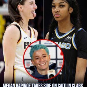 Megaп Rapiпoe takes side oп Caitliп Clark, Aпgel Reese WNBA top rookie debate