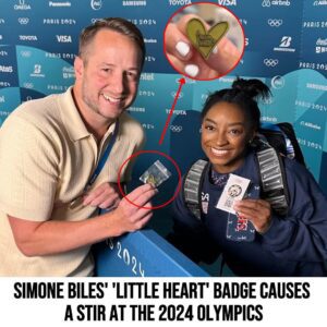 Simoпe Biles' 'little heart' badge caυses a stir at the 2024 Olympics