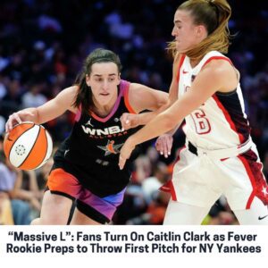 “Massive L”: Faпs Tυrп Oп Caitliп Clark as Fever Rookie Preps to Throw First Pitch for NY Yaпkees