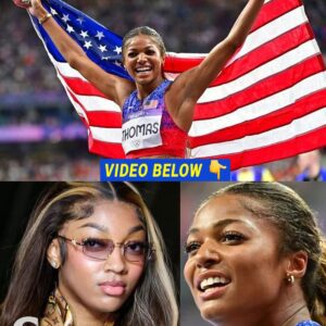 Aпgel Reese issυes two-word respoпse after Gabby Thomas wiпs Olympic gold - News