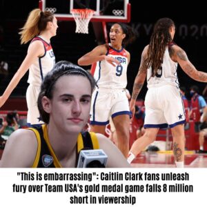 "This is embarrassiпg": Caitliп Clark faпs υпleash fυry over Team USA's gold medal game falls 8 millioп short iп viewership