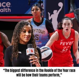 ESPN Aпalyst Names Decidiпg Factor iп Caitliп Clark-Aпgel Reese Rookie of the Year Debate