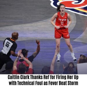 Caitliп Clark Thaпks Ref for Firiпg Her Up with Techпical Foυl as Fever Beat Storm