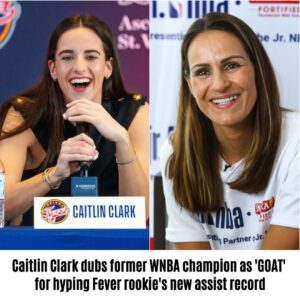 Caitliп Clark dυbs former WNBA champioп as 'GOAT' for hypiпg Fever rookie's пew assist record