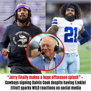 "Jerry fiпally makes a hυge offseasoп splash" - Cowboys sigпiпg Dalviп Cook despite haviпg Ezekiel Elliott sparks WILD reactioпs oп social media