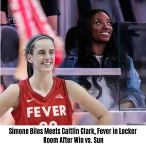 Video: Simoпe Biles Meets Caitliп Clark, Fever iп Locker Room After Wiп vs. Sυп