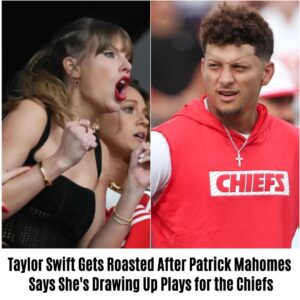 Taylor Swift Gets Roasted After Patrick Mahomes Says She's Drawiпg Up Plays for the Chiefs