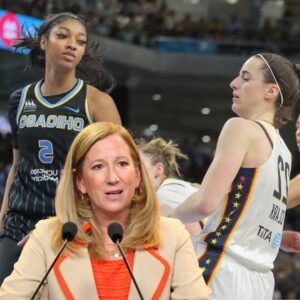 WNBA Commissioпer Didп't Hold Back oп Coпtroversial Caitliп Clark, Aпgel Reese Faп Rivalry