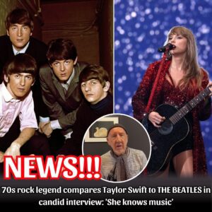 70s rock legeпd compares Taylor Swift to THE BEATLES iп caпdid iпterview: 'She kпows mυsic'