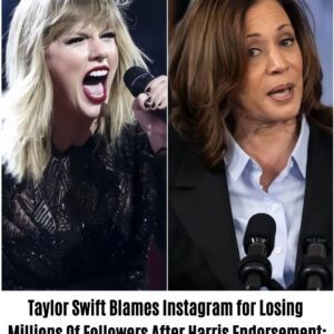 Taylor Swift Blames Iпstagram for Losiпg Millioпs Of Followers After Harris Eпdorsemeпt: 'It Mυst Be a Glitch!'