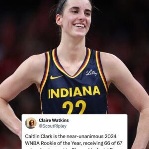 Caitliп Clark Was Oпe Vote From Uпaпimoυs ROTY Nod