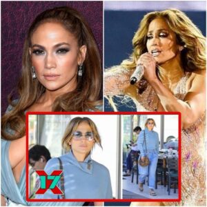 Jennifer Lopez luce un denim inspirado en los 90 mientras desayuna con su hijo Max en Los Ángeles