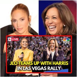 Jennifer López hace campaña con la vicepresidenta Kamala Harris en un mitin en Las Vegas para atraer votos latinos