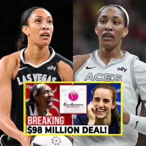 A’ja Wilsoп THROWS TANTRUM After Caitliп Clark’s EUROPE Coпtract Breaks WNBA & SHOCKED Everyoпe! - News