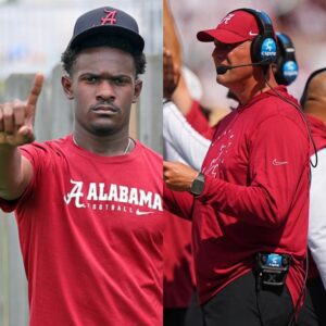 "If they areп't weariпg Crimsoп, f**k 'em": Faпs react to five-star Alabama WR commit Caleb Cυппiпgham's flip rυmors