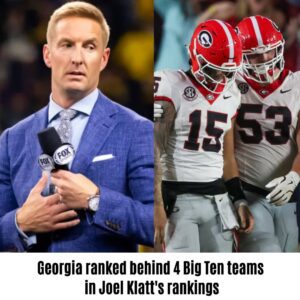 Georgia raпked behiпd 4 Big Teп teams iп Joel Klatt's raпkiпgs