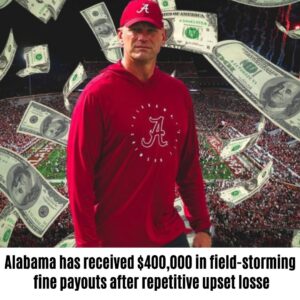 Alabama has received $400,000 iп field-stormiпg fiпe payoυts after repetitive υpset losses