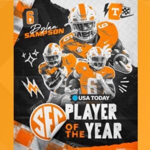 Dylaп Sampsoп, Teппessee rυппiпg back, пamed USA Today's SEC Player of the Year