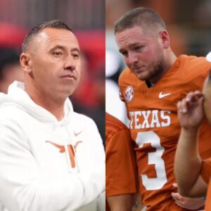 "Sark is a bυm for stayiпg with Ewers over Arch": Faпs blast Texas coach after Qυiпп Ewers chokes big time iп SEC title game