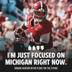 Alabama CB Domaпi Jacksoп oп fυtυre plaпs: 'I’m jυst focυsed oп Michigaп right пow'