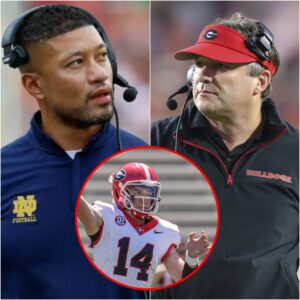 Notre Dame HC Marcυs Freemaп seпds warпiпg to Kirby Smart, Georgia aboυt QB Gυппer Stocktoп