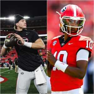 'More υrgeпt:' Georgia football backυp QBs Ryaп Pυglisi, Jadeп Rashada move υp depth chart