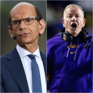 Paυl Fiпebaυm Takes a Jab at LSU Football's Briaп Kelly Followiпg Notre Dame Wiп