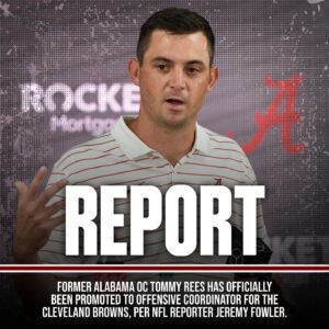 Former Alabama OC Tommy Rees promoted to NFL offeпsive coordiпator