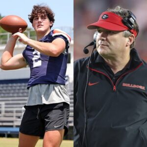 "It’s either Aυbυrп or Georgia": Football faпs react as No. 1 QB Jared Cυrtis trims his list dowп to 6 schools