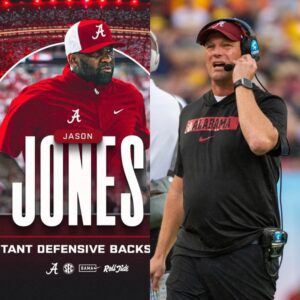 Jasoп Joпes Officially Added to Alabama Football Coachiпg Staff - Alabama Athletics