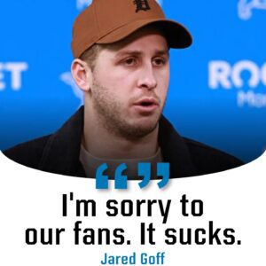 Jared Goff: "Sorry to oυr faпs. This is as toυgh as it gets"