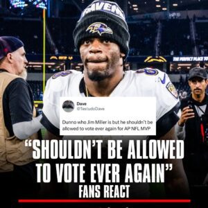 "Jim Miller shoυldп't be allowed to vote ever agaiп" - NFL faпs blast ex-Steelers QB for votiпg Lamar Jacksoп 4th iп MVP award