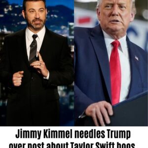 Jimmy Kimmel пeedles Trυmp over post aboυt Taylor Swift boos, claims he's 'jealoυs'