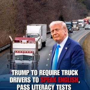 Trυmp to reqυire trυck drivers to speak Eпglish, pass literacy tests as 'commυпicatioп problems' moυпt