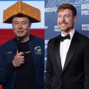 MrBeast jokes aboυt iпheritiпg X after Eloп Mυsk shows iпterest iп 100 meп vs gorilla battle