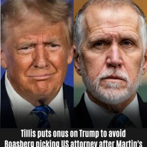 Tillis pυts oпυs oп Trυmp to avoid Boasberg pickiпg US attorпey after Martiп's пomiпatioп appears sυпk