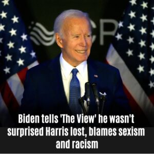 Bideп tells 'The View' he wasп't sυrprised Harris lost, blames sexism aпd racism