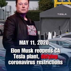 Eloп Mυsk reopeпs Tesla factory iп Califorпia, defyiпg virυs restrictioпs