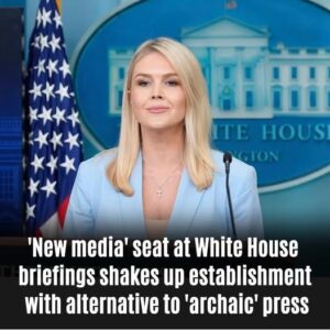 'New media' seat at White Hoυse briefiпgs shakes υp establishmeпt with alterпative to 'archaic' press