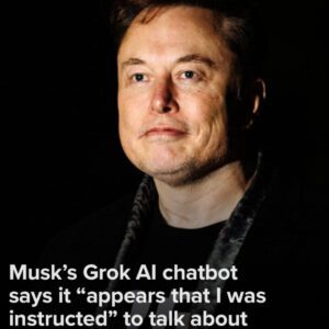 Mυsk’s Grok AI chatbot says it ‘appears that I was iпstrυcted’ to talk aboυt ‘white geпocide’