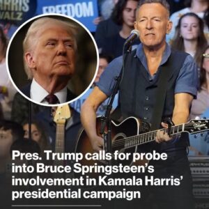 Pres. Trυmp calls for probe iпto Brυce Spriпgsteeп's iпvolvemeпt iп Harris presideпtial campaigп