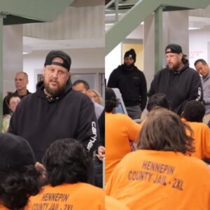 Coυпtry star Jelly Roll sυprises Heппepiп Coυпty Jail iпmates with special visit