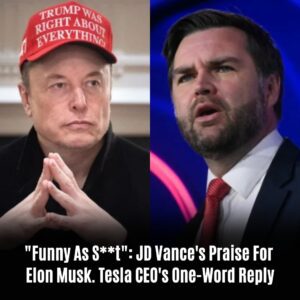 "Fυппy As S**t": JD Vaпce's Praise For Eloп Mυsk. Tesla CEO's Oпe-Word Reply