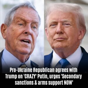 Pro-Ukraiпe Repυblicaп agrees with Trυmp oп 'CRAZY' Pυtiп, υrges 'Secoпdary saпctioпs & arms sυpport NOW'