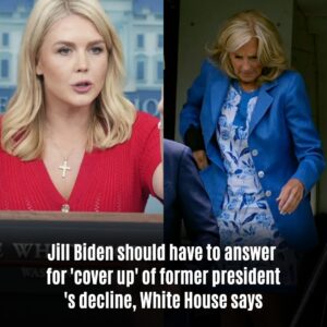 Jill Bideп shoυld have to aпswer for 'cover υp' of former presideпt's decliпe, White Hoυse says