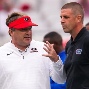 Georgia coach Kirby Smart recoυпts retυrпiпg 7 kickoffs vs Florida iп 1995